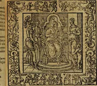 An illustration from Omnia Andreae Alciati v.c. emblemata [electronic resource]: cum commentariis, quibus emblematum omnium aperta origine, mens auctoris explicatur, & obscura omnia dubiáque illustrantur (1581)
