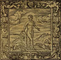 An illustration from Omnia Andreae Alciati v.c. emblemata [electronic resource]: cum commentariis, quibus emblematum omnium aperta origine, mens auctoris explicatur, & obscura omnia dubiáque illustrantur (1581)