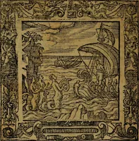 An illustration from Omnia Andreae Alciati v.c. emblemata [electronic resource]: cum commentariis, quibus emblematum omnium aperta origine, mens auctoris explicatur, & obscura omnia dubiáque illustrantur (1581)