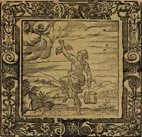 An illustration from Omnia Andreae Alciati v.c. emblemata [electronic resource]: cum commentariis, quibus emblematum omnium aperta origine, mens auctoris explicatur, & obscura omnia dubiáque illustrantur (1581)