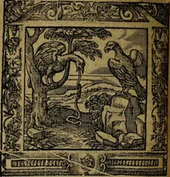 An illustration from Omnia Andreae Alciati v.c. emblemata [electronic resource]: cum commentariis, quibus emblematum omnium aperta origine, mens auctoris explicatur, & obscura omnia dubiáque illustrantur (1581)