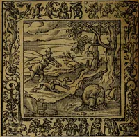 An illustration from Omnia Andreae Alciati v.c. emblemata [electronic resource]: cum commentariis, quibus emblematum omnium aperta origine, mens auctoris explicatur, & obscura omnia dubiáque illustrantur (1581)