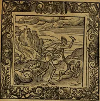 An illustration from Omnia Andreae Alciati v.c. emblemata [electronic resource]: cum commentariis, quibus emblematum omnium aperta origine, mens auctoris explicatur, & obscura omnia dubiáque illustrantur (1581)