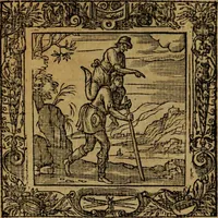 An illustration from Omnia Andreae Alciati v.c. emblemata [electronic resource]: cum commentariis, quibus emblematum omnium aperta origine, mens auctoris explicatur, & obscura omnia dubiáque illustrantur (1581)