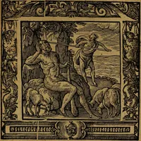 An illustration from Omnia Andreae Alciati v.c. emblemata [electronic resource]: cum commentariis, quibus emblematum omnium aperta origine, mens auctoris explicatur, & obscura omnia dubiáque illustrantur (1581)