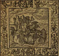 An illustration from Omnia Andreae Alciati v.c. emblemata [electronic resource]: cum commentariis, quibus emblematum omnium aperta origine, mens auctoris explicatur, & obscura omnia dubiáque illustrantur (1581)
