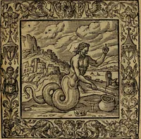 Picture 6 of 256 from Omnia Andreae Alciati v.c. emblemata [electronic resource]: cum commentariis, quibus emblematum omnium aperta origine, mens auctoris explicatur, & obscura omnia dubiáque illustrantur (1581), leaf 65