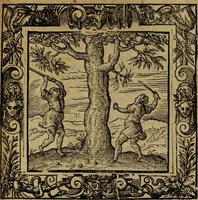 An illustration from Omnia Andreae Alciati v.c. emblemata [electronic resource]: cum commentariis, quibus emblematum omnium aperta origine, mens auctoris explicatur, & obscura omnia dubiáque illustrantur (1581)