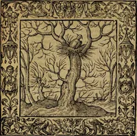 Picture 233 of 256 from Omnia Andreae Alciati v.c. emblemata [electronic resource]: cum commentariis, quibus emblematum omnium aperta origine, mens auctoris explicatur, & obscura omnia dubiáque illustrantur (1581), leaf 693
