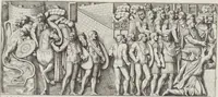 Picture 66 of 134 from Colonna Traiana eretta dal Senato, e popolo romano all'imperatore Traiano Avgvsto nel svo foro in Roma [electronic resource]: scolpita con l'historie della gverra dacica la prima e la seconda espeditione, e vittoria contro il re Decebalo (1673), leaf 131