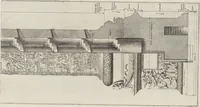 An illustration from Colonna Traiana eretta dal Senato, e popolo romano all'imperatore Traiano Avgvsto nel svo foro in Roma [electronic resource]: scolpita con l'historie della gverra dacica la prima e la seconda espeditione, e vittoria contro il re Decebalo (1673)