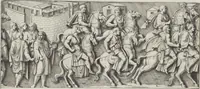 Picture 78 of 134 from Colonna Traiana eretta dal Senato, e popolo romano all'imperatore Traiano Avgvsto nel svo foro in Roma [electronic resource]: scolpita con l'historie della gverra dacica la prima e la seconda espeditione, e vittoria contro il re Decebalo (1673), leaf 155