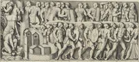 Picture 96 of 134 from Colonna Traiana eretta dal Senato, e popolo romano all'imperatore Traiano Avgvsto nel svo foro in Roma [electronic resource]: scolpita con l'historie della gverra dacica la prima e la seconda espeditione, e vittoria contro il re Decebalo (1673), leaf 187