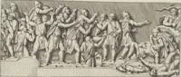 Picture 107 of 134 from Colonna Traiana eretta dal Senato, e popolo romano all'imperatore Traiano Avgvsto nel svo foro in Roma [electronic resource]: scolpita con l'historie della gverra dacica la prima e la seconda espeditione, e vittoria contro il re Decebalo (1673), leaf 209