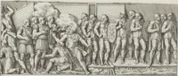 Picture 113 of 134 from Colonna Traiana eretta dal Senato, e popolo romano all'imperatore Traiano Avgvsto nel svo foro in Roma [electronic resource]: scolpita con l'historie della gverra dacica la prima e la seconda espeditione, e vittoria contro il re Decebalo (1673), leaf 221