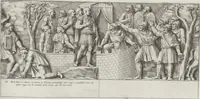 Picture 119 of 134 from Colonna Traiana eretta dal Senato, e popolo romano all'imperatore Traiano Avgvsto nel svo foro in Roma [electronic resource]: scolpita con l'historie della gverra dacica la prima e la seconda espeditione, e vittoria contro il re Decebalo (1673), leaf 233