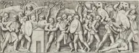 Picture 125 of 134 from Colonna Traiana eretta dal Senato, e popolo romano all'imperatore Traiano Avgvsto nel svo foro in Roma [electronic resource]: scolpita con l'historie della gverra dacica la prima e la seconda espeditione, e vittoria contro il re Decebalo (1673), leaf 245