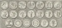 An illustration from Colonna Traiana eretta dal Senato, e popolo romano all'imperatore Traiano Avgvsto nel svo foro in Roma [electronic resource]: scolpita con l'historie della gverra dacica la prima e la seconda espeditione, e vittoria contro il re Decebalo (1673)