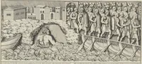 Picture 16 of 134 from Colonna Traiana eretta dal Senato, e popolo romano all'imperatore Traiano Avgvsto nel svo foro in Roma [electronic resource]: scolpita con l'historie della gverra dacica la prima e la seconda espeditione, e vittoria contro il re Decebalo (1673), leaf 31