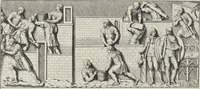 Picture 21 of 134 from Colonna Traiana eretta dal Senato, e popolo romano all'imperatore Traiano Avgvsto nel svo foro in Roma [electronic resource]: scolpita con l'historie della gverra dacica la prima e la seconda espeditione, e vittoria contro il re Decebalo (1673), leaf 41
