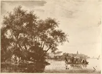 An illustration from Illustrated catalogue of the seventh series of 100 paintings by old masters of the Dutch, Flemish, Italian, French, and English schools, being a portion of the Sedelmeyer Gallery : which contains about 1500 original pictures by ancient and modern artists (1901)