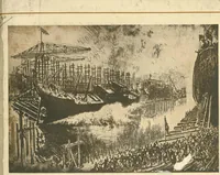 An illustration from Posters issued by the United States Shipping Board Emergency Fleet Corporation: Book no. 1 (1918)