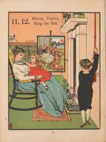 An illustration from 1, 2, buckle my shoe (1869)