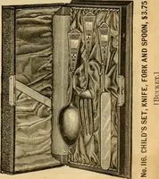 Picture 327 of 1332 from 13th annual illustrated catalog, 1889 ... containing illustrations and prices of a few leading and staple styles of diamonds, watches, jewelry, silverware, clocks, canes, umbrellas, opera glasses, gold spectacles, eye glasses, etc. (1889), leaf 130