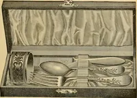 Picture 347 of 1332 from 13th annual illustrated catalog, 1889 ... containing illustrations and prices of a few leading and staple styles of diamonds, watches, jewelry, silverware, clocks, canes, umbrellas, opera glasses, gold spectacles, eye glasses, etc. (1889), leaf 138