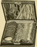 Picture 371 of 1332 from 13th annual illustrated catalog, 1889 ... containing illustrations and prices of a few leading and staple styles of diamonds, watches, jewelry, silverware, clocks, canes, umbrellas, opera glasses, gold spectacles, eye glasses, etc. (1889), leaf 147
