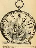 Picture 539 of 1332 from 13th annual illustrated catalog, 1889 ... containing illustrations and prices of a few leading and staple styles of diamonds, watches, jewelry, silverware, clocks, canes, umbrellas, opera glasses, gold spectacles, eye glasses, etc. (1889), leaf 206