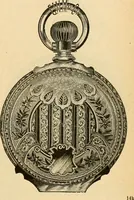 An illustration from 13th annual illustrated catalog, 1889 ... containing illustrations and prices of a few leading and staple styles of diamonds, watches, jewelry, silverware, clocks, canes, umbrellas, opera glasses, gold spectacles, eye glasses, etc. (1889)