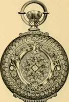 An illustration from 13th annual illustrated catalog, 1889 ... containing illustrations and prices of a few leading and staple styles of diamonds, watches, jewelry, silverware, clocks, canes, umbrellas, opera glasses, gold spectacles, eye glasses, etc. (1889)