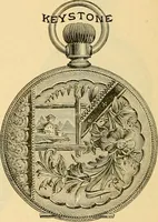 An illustration from 13th annual illustrated catalog, 1889 ... containing illustrations and prices of a few leading and staple styles of diamonds, watches, jewelry, silverware, clocks, canes, umbrellas, opera glasses, gold spectacles, eye glasses, etc. (1889)