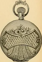 An illustration from 13th annual illustrated catalog, 1889 ... containing illustrations and prices of a few leading and staple styles of diamonds, watches, jewelry, silverware, clocks, canes, umbrellas, opera glasses, gold spectacles, eye glasses, etc. (1889)