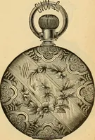 An illustration from 13th annual illustrated catalog, 1889 ... containing illustrations and prices of a few leading and staple styles of diamonds, watches, jewelry, silverware, clocks, canes, umbrellas, opera glasses, gold spectacles, eye glasses, etc. (1889)