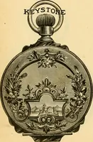 An illustration from 13th annual illustrated catalog, 1889 ... containing illustrations and prices of a few leading and staple styles of diamonds, watches, jewelry, silverware, clocks, canes, umbrellas, opera glasses, gold spectacles, eye glasses, etc. (1889)