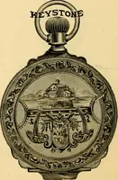 An illustration from 13th annual illustrated catalog, 1889 ... containing illustrations and prices of a few leading and staple styles of diamonds, watches, jewelry, silverware, clocks, canes, umbrellas, opera glasses, gold spectacles, eye glasses, etc. (1889)