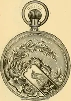 An illustration from 13th annual illustrated catalog, 1889 ... containing illustrations and prices of a few leading and staple styles of diamonds, watches, jewelry, silverware, clocks, canes, umbrellas, opera glasses, gold spectacles, eye glasses, etc. (1889)