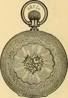 An illustration from 13th annual illustrated catalog, 1889 ... containing illustrations and prices of a few leading and staple styles of diamonds, watches, jewelry, silverware, clocks, canes, umbrellas, opera glasses, gold spectacles, eye glasses, etc. (1889)