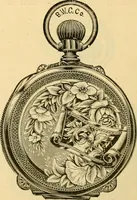 An illustration from 13th annual illustrated catalog, 1889 ... containing illustrations and prices of a few leading and staple styles of diamonds, watches, jewelry, silverware, clocks, canes, umbrellas, opera glasses, gold spectacles, eye glasses, etc. (1889)