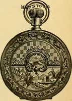 An illustration from 13th annual illustrated catalog, 1889 ... containing illustrations and prices of a few leading and staple styles of diamonds, watches, jewelry, silverware, clocks, canes, umbrellas, opera glasses, gold spectacles, eye glasses, etc. (1889)