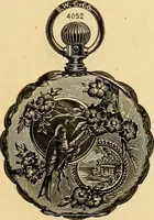 An illustration from 13th annual illustrated catalog, 1889 ... containing illustrations and prices of a few leading and staple styles of diamonds, watches, jewelry, silverware, clocks, canes, umbrellas, opera glasses, gold spectacles, eye glasses, etc. (1889)
