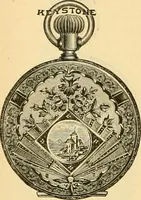 An illustration from 13th annual illustrated catalog, 1889 ... containing illustrations and prices of a few leading and staple styles of diamonds, watches, jewelry, silverware, clocks, canes, umbrellas, opera glasses, gold spectacles, eye glasses, etc. (1889)