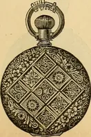 An illustration from 13th annual illustrated catalog, 1889 ... containing illustrations and prices of a few leading and staple styles of diamonds, watches, jewelry, silverware, clocks, canes, umbrellas, opera glasses, gold spectacles, eye glasses, etc. (1889)