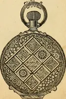 An illustration from 13th annual illustrated catalog, 1889 ... containing illustrations and prices of a few leading and staple styles of diamonds, watches, jewelry, silverware, clocks, canes, umbrellas, opera glasses, gold spectacles, eye glasses, etc. (1889)