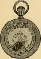 An illustration from 13th annual illustrated catalog, 1889 ... containing illustrations and prices of a few leading and staple styles of diamonds, watches, jewelry, silverware, clocks, canes, umbrellas, opera glasses, gold spectacles, eye glasses, etc. (1889)