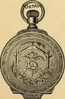 An illustration from 13th annual illustrated catalog, 1889 ... containing illustrations and prices of a few leading and staple styles of diamonds, watches, jewelry, silverware, clocks, canes, umbrellas, opera glasses, gold spectacles, eye glasses, etc. (1889)