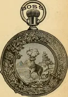 An illustration from 13th annual illustrated catalog, 1889 ... containing illustrations and prices of a few leading and staple styles of diamonds, watches, jewelry, silverware, clocks, canes, umbrellas, opera glasses, gold spectacles, eye glasses, etc. (1889)
