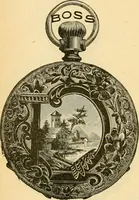 An illustration from 13th annual illustrated catalog, 1889 ... containing illustrations and prices of a few leading and staple styles of diamonds, watches, jewelry, silverware, clocks, canes, umbrellas, opera glasses, gold spectacles, eye glasses, etc. (1889)
